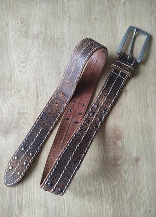 Класний жіночий шкіряний ремінь з ефектом старіння esprit, 90 р.