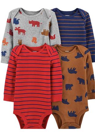 Комплект, набір футболка з довгим рукавом carters картерс