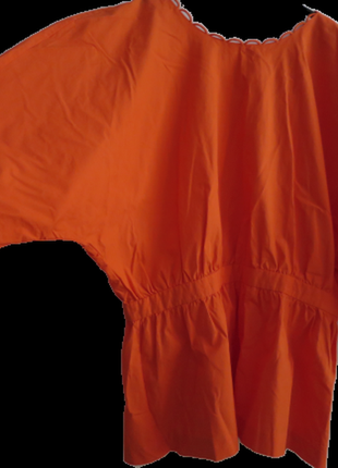 Блузка ярко-оранжевого цвета other stories2 фото