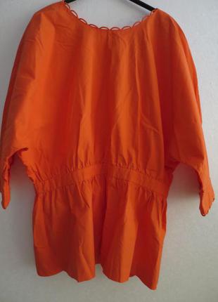 Блузка ярко-оранжевого цвета other stories