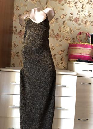 Шикарное вечернее платье 👗 на бретельках