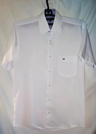 Мужская белая рубашка сорочка оригинал" tommy hilfiger"