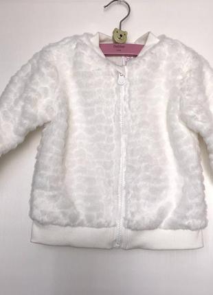 Чарівна меховушка для дівчаток з німецького сайту c&a в наявності, р-р 92