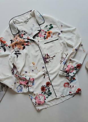 Красивая блуза рубашка в бельевом стиле 20 4хл2 фото
