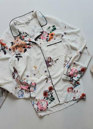 Красивая блуза рубашка в бельевом стиле 20 4хл1 фото