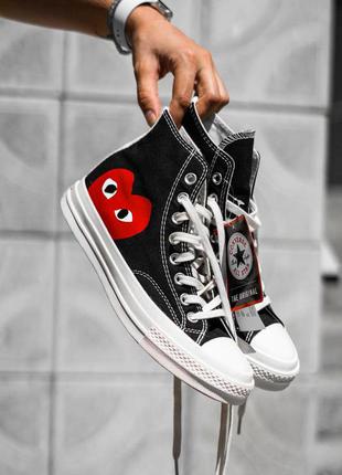 Converse x comme des garcons play женские кеды конверс