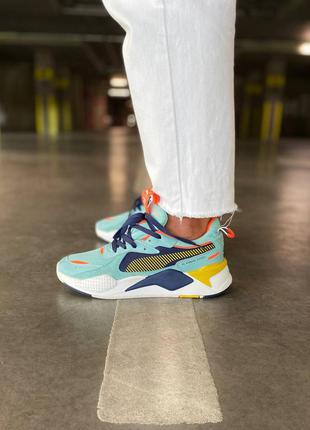 Мужские кроссовки puma rs blue orange