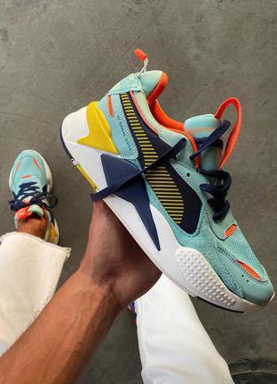 Чоловічі кросівки puma rs blue orange6 фото