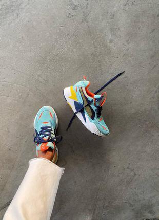 Чоловічі кросівки puma rs blue orange4 фото