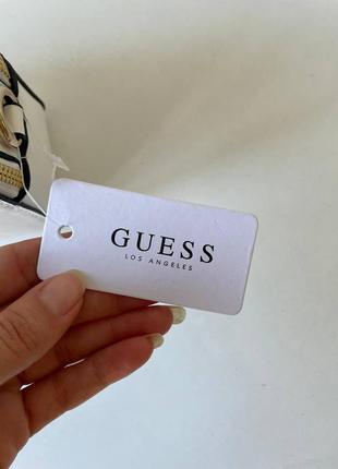 Сумка біла guess6 фото