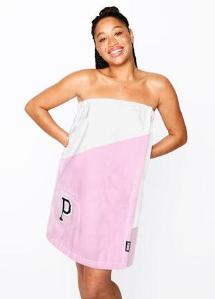 Махровое полотенце pink victoria’s secret