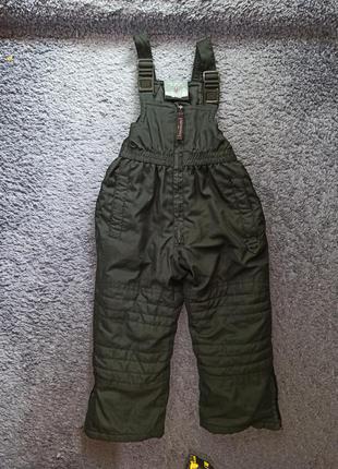 Штани на підтяжках утеплені
