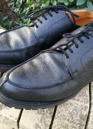 Чоловічі чорні невбивані туфлі дербі alt alexander wien vibram