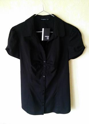 Новая с биркой черная стречевая блуза atmosphere 18 uk1 фото