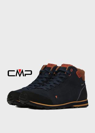 Ботинки cmp elettra mid hiking wp black/blue 42 eu1 фото