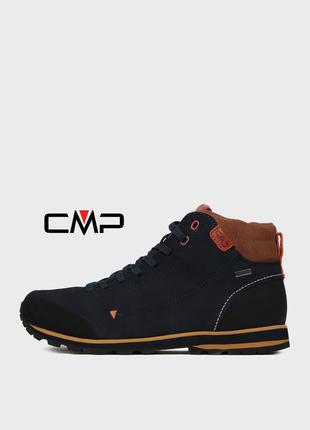 Черевики cmp elettra mid hiking wp black/blue 42 eu2 фото