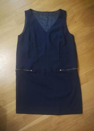 Офісне шкільне плаття сарафан в стилі 60х zara