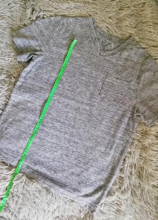 Фирменная футболка серая мыс карман качество