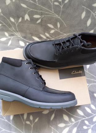 Clarks ●устілка 28,5/29см)●шкіряні водонепроникні демісезонні черевики. оригінал.