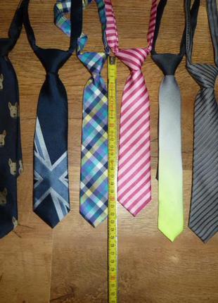 Фирменный галстук на липучке4 фото