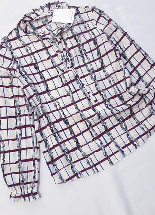 & other stories шовкова блуза блузка натуральний шовк 34