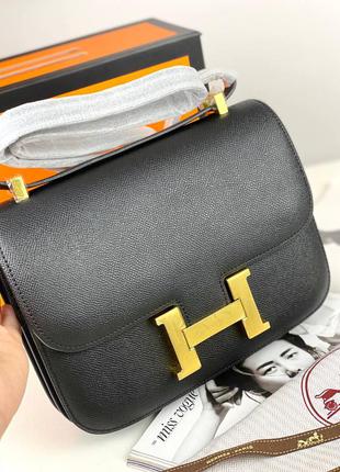 Сумка женская кожаная черная брендовая маленькая