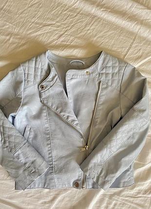 Кожаная куртка h&m