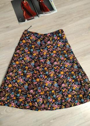 Тончайшая легкая разноцветная юбка2 фото