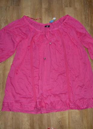 F&f новая блуза, туника , р xl, хлопок, индия2 фото