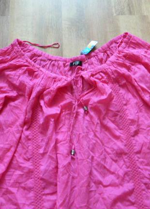 F&f новая блуза, туника , р xl, хлопок, индия3 фото