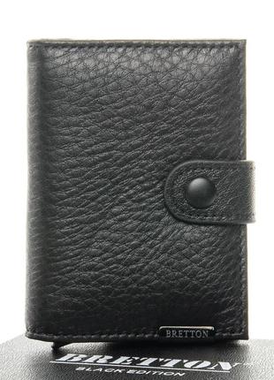 Кошелек be мужской кожа bretton 163-22 black1 фото