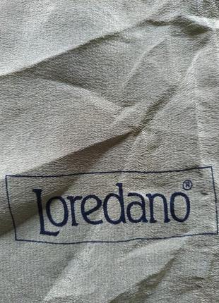 Loredano шелковый платок саржевый шелк винтаж. италия.4 фото