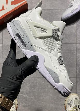 Кросівки nike air jordan 4 retro white