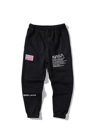 Чёрные штаны heron preston x nasa