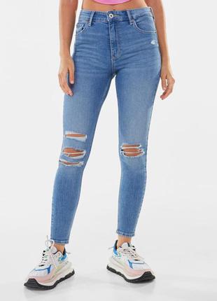 Джинсы  skinny скини bershka (zara), размер 36( наш 26р)