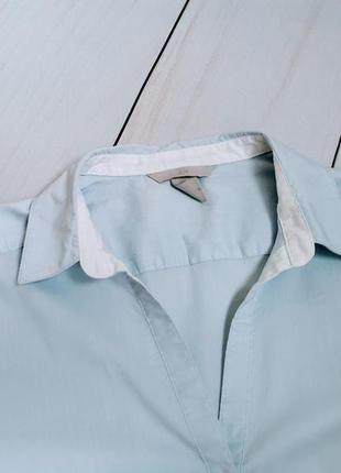 Классическая голубая рубашка размер м h&m5 фото