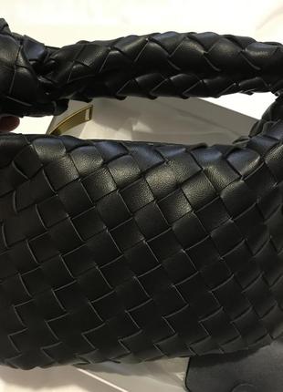 Кожаная сумка в стиле bottega veneta3 фото