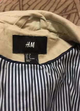 Фирменный плащ h&m на подкладке4 фото