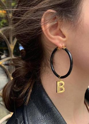 Серьги  в стиле balenciaga