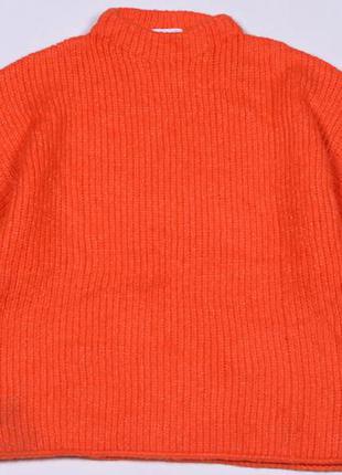 Джемпер свитер крупной вязки туника monki 529670 оранж2 фото
