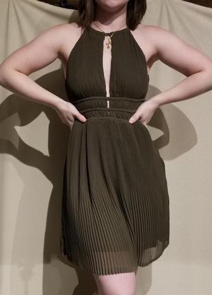 Новое плиссированное платье h&m 2