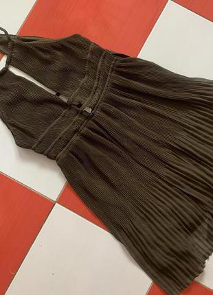 Новое плиссированное платье h&m 4