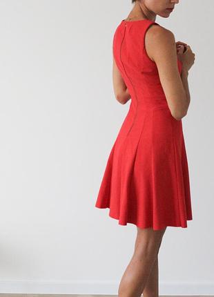 Червона міні-сукня h&m, 36 розмір