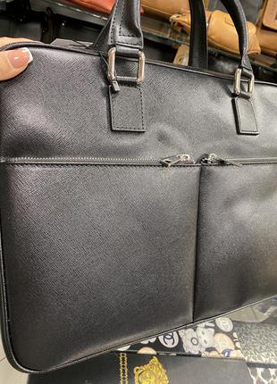 Кожаная сумка под ноутбук италия сумка из натуральной кожи6 фото
