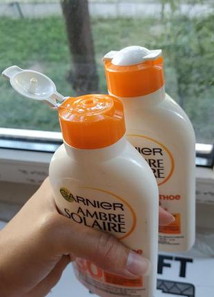 Солнцезащитное средство garnier молочко