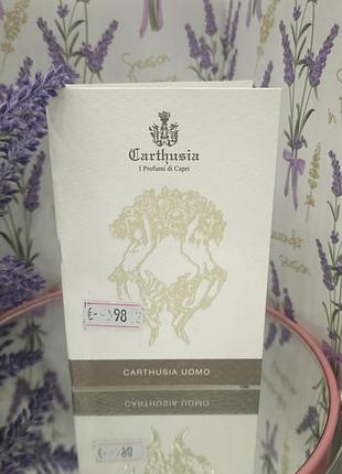 Пробник парфумованої води унісекс carthusia uomo 2 мл