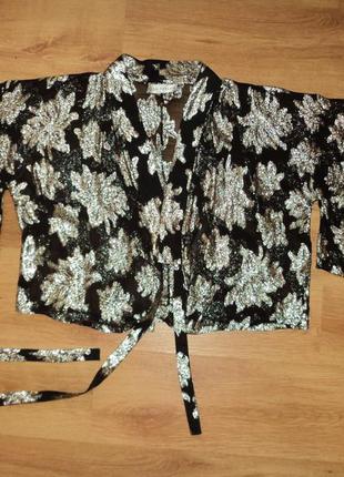 Прозрачная блуза кимоно в японском стиле lisa taylor1 фото