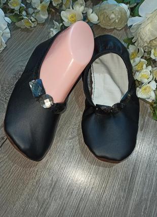 Чешки балетки зі стразами, розміри від 14см до 28см