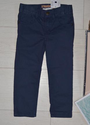 1 - 2 года 92 см h&m новые фирменные мего крутые твиловые штаны брюки мальчику regular fit6 фото