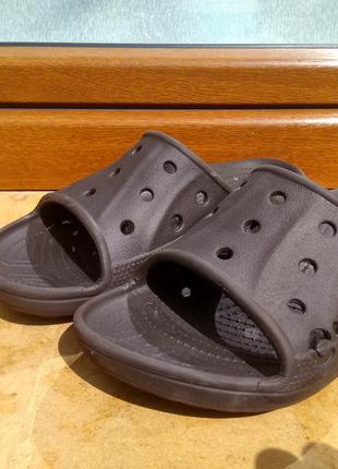 Шлепанцы унисекс crocs  brown  38р4 фото